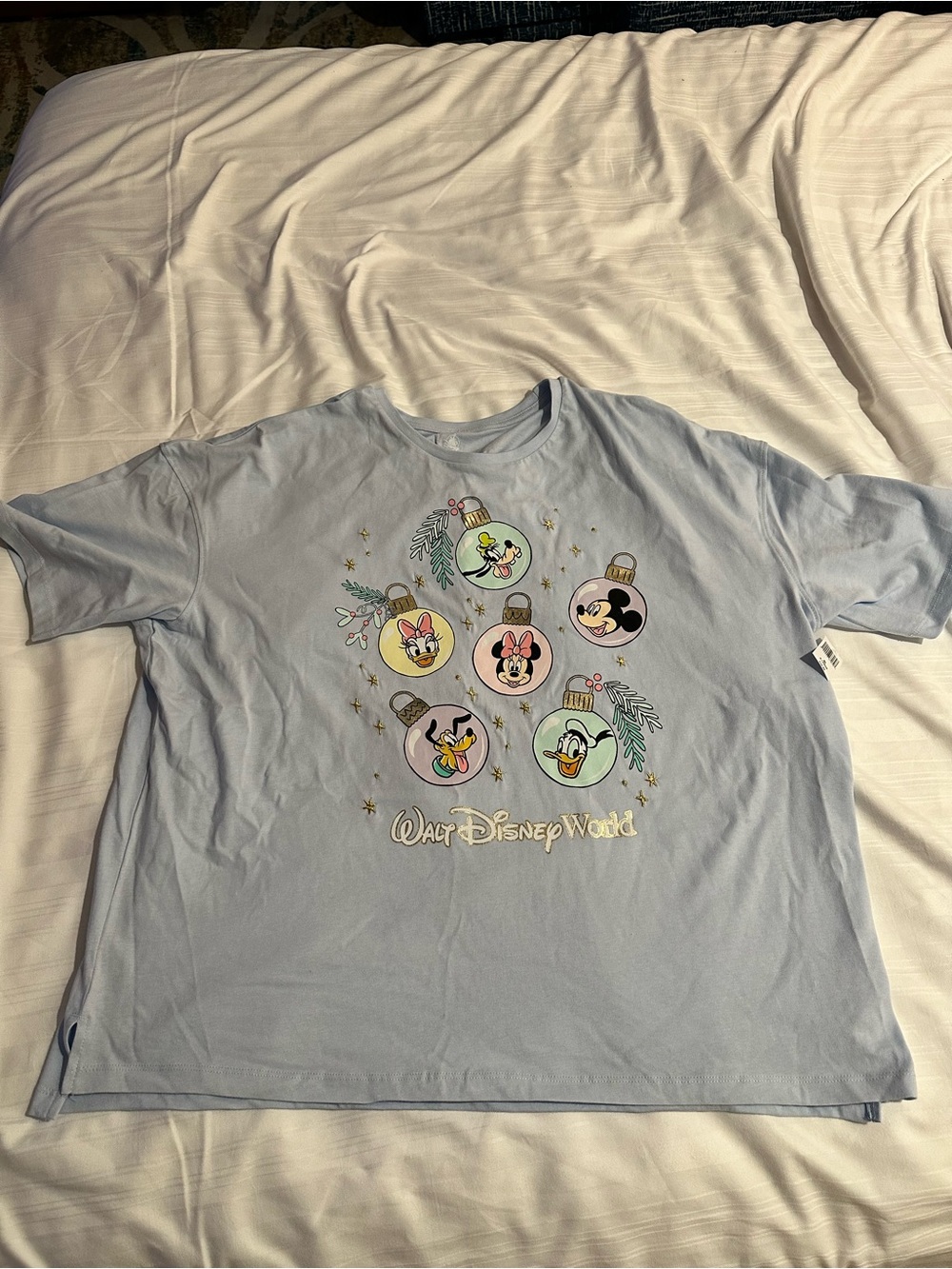NWT Disney Parks Christmas T Shirt Walt Disney World XL
